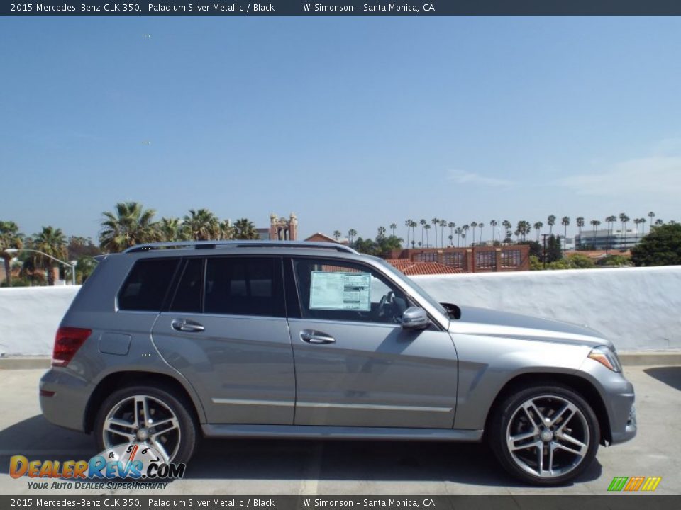 2015 Mercedes-Benz GLK 350 Paladium Silver Metallic / Black Photo #3
