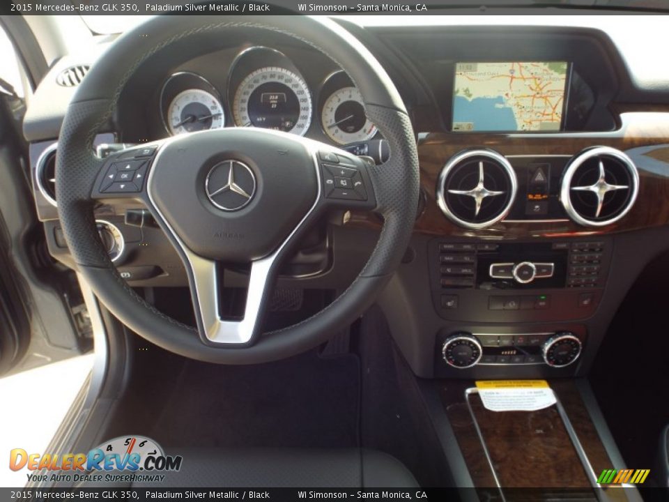 2015 Mercedes-Benz GLK 350 Paladium Silver Metallic / Black Photo #9