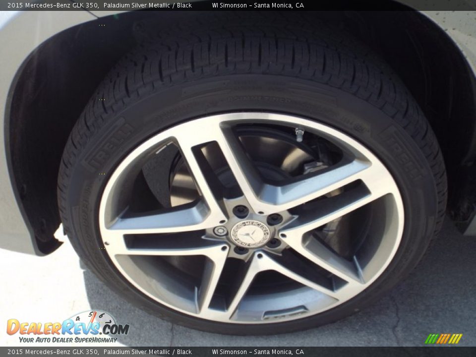 2015 Mercedes-Benz GLK 350 Paladium Silver Metallic / Black Photo #10