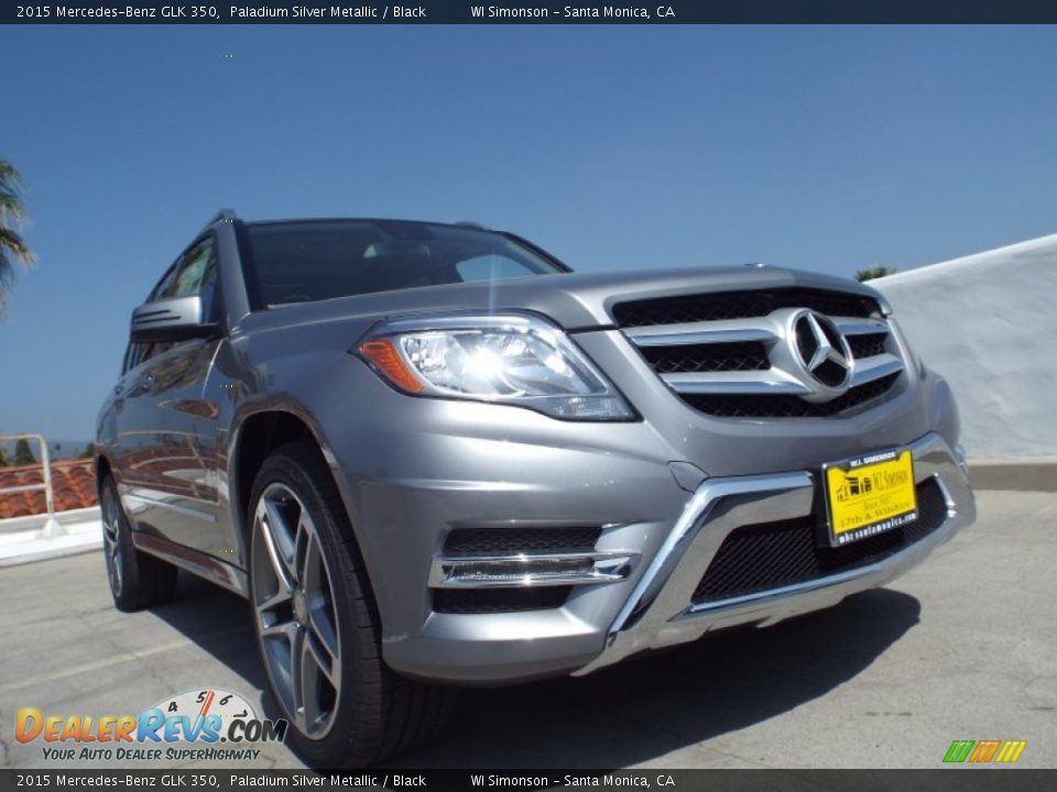 2015 Mercedes-Benz GLK 350 Paladium Silver Metallic / Black Photo #11