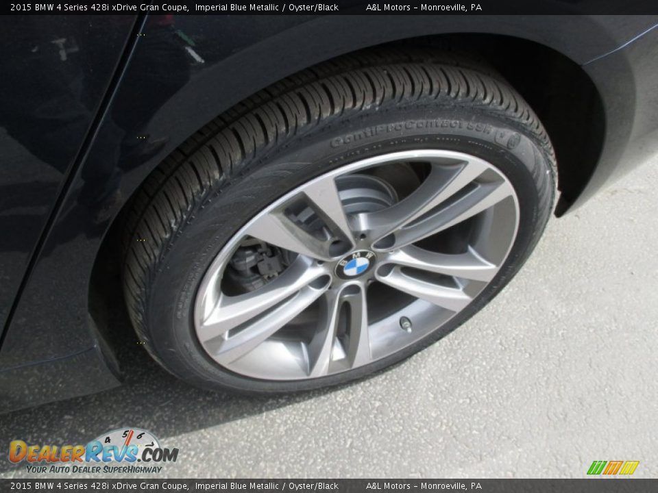 2015 BMW 4 Series 428i xDrive Gran Coupe Imperial Blue Metallic / Oyster/Black Photo #3