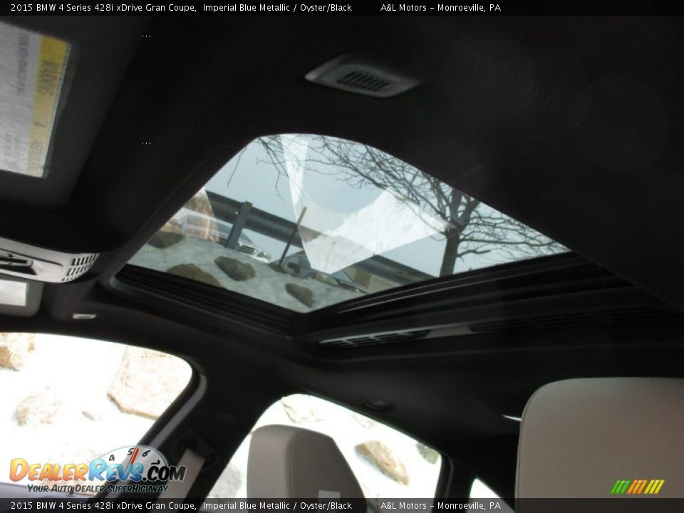 2015 BMW 4 Series 428i xDrive Gran Coupe Imperial Blue Metallic / Oyster/Black Photo #11