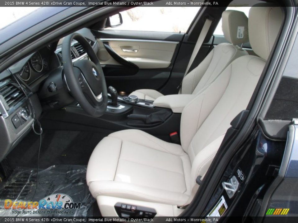 2015 BMW 4 Series 428i xDrive Gran Coupe Imperial Blue Metallic / Oyster/Black Photo #12