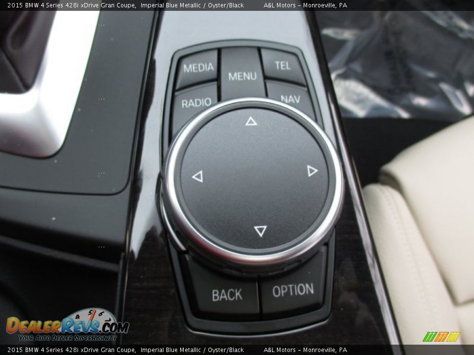 2015 BMW 4 Series 428i xDrive Gran Coupe Imperial Blue Metallic / Oyster/Black Photo #16