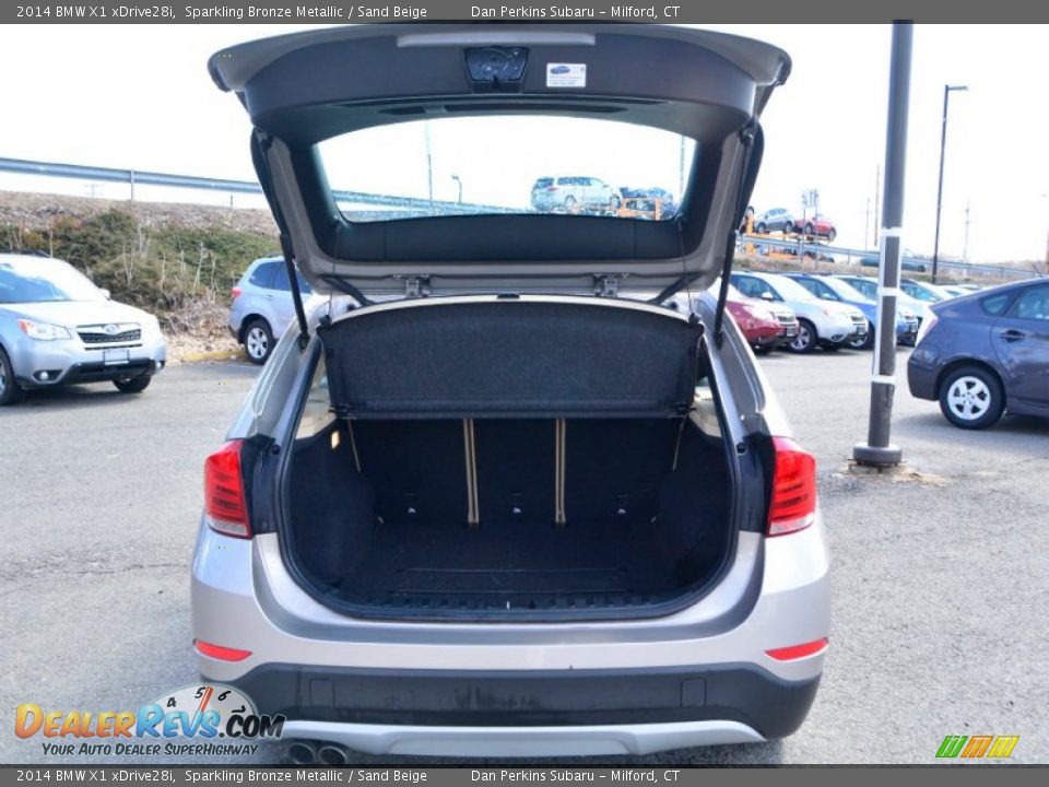 2014 BMW X1 xDrive28i Sparkling Bronze Metallic / Sand Beige Photo #8