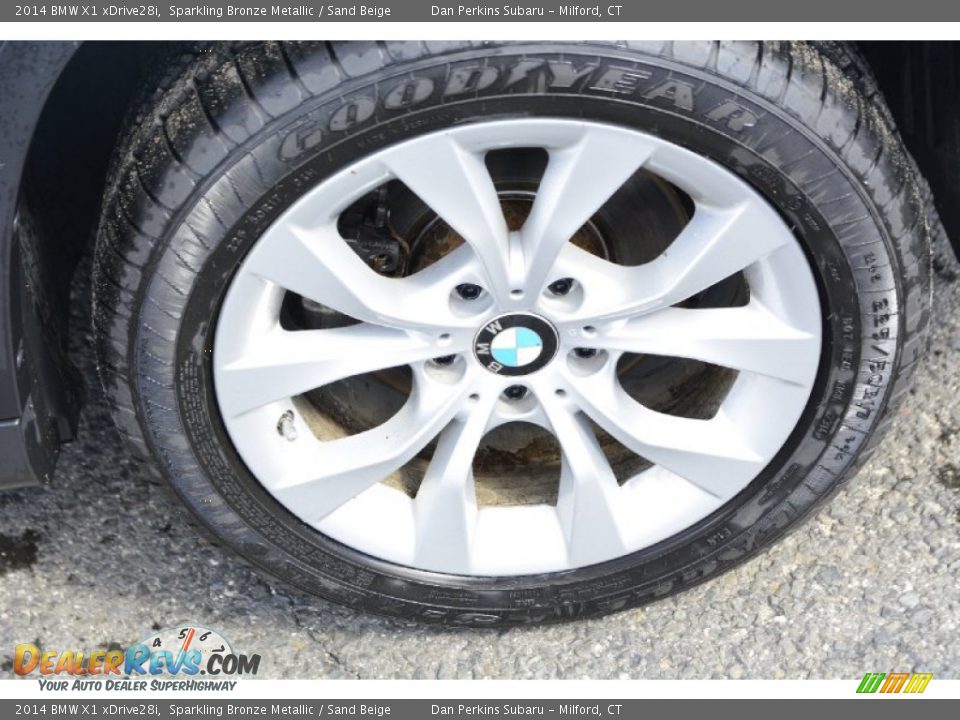 2014 BMW X1 xDrive28i Sparkling Bronze Metallic / Sand Beige Photo #20