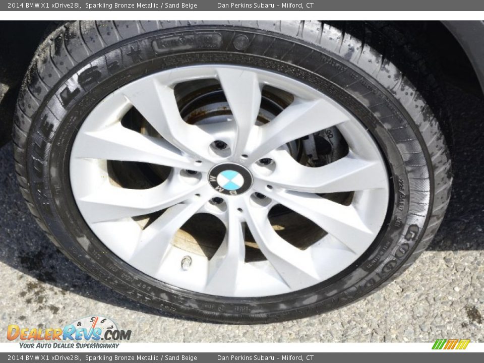 2014 BMW X1 xDrive28i Sparkling Bronze Metallic / Sand Beige Photo #21