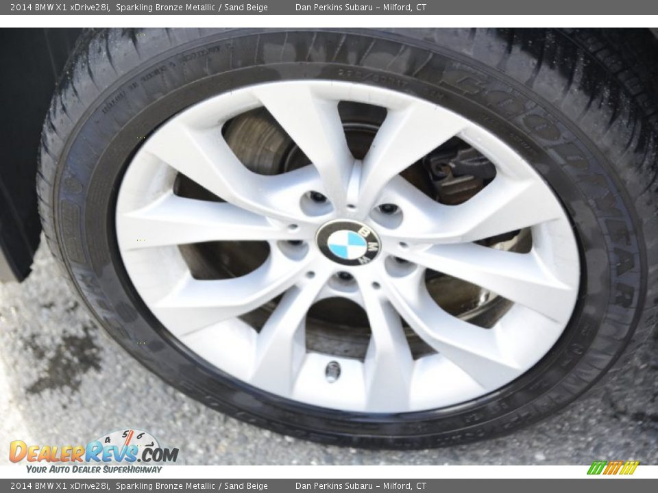 2014 BMW X1 xDrive28i Sparkling Bronze Metallic / Sand Beige Photo #23