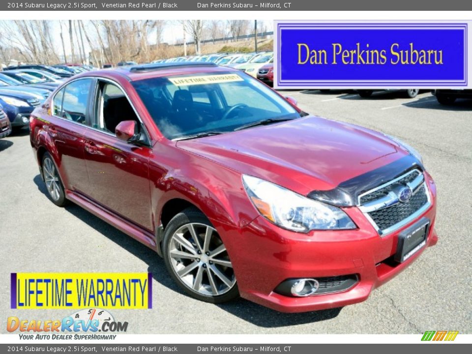 2014 Subaru Legacy 2.5i Sport Venetian Red Pearl / Black Photo #1