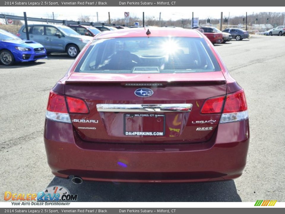 2014 Subaru Legacy 2.5i Sport Venetian Red Pearl / Black Photo #7