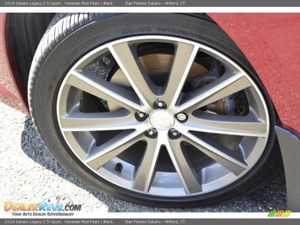 2014 Subaru Legacy 2.5i Sport Venetian Red Pearl / Black Photo #21
