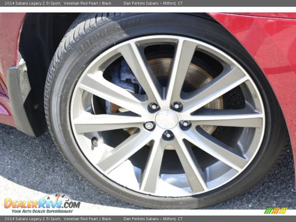 2014 Subaru Legacy 2.5i Sport Venetian Red Pearl / Black Photo #22