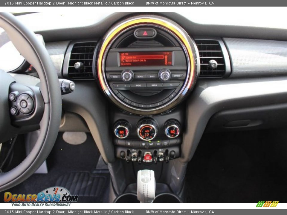 2015 Mini Cooper Hardtop 2 Door Midnight Black Metallic / Carbon Black Photo #8