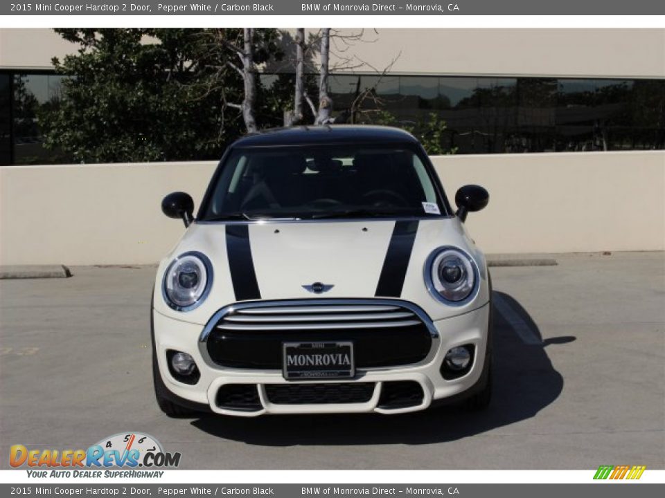 2015 Mini Cooper Hardtop 2 Door Pepper White / Carbon Black Photo #3