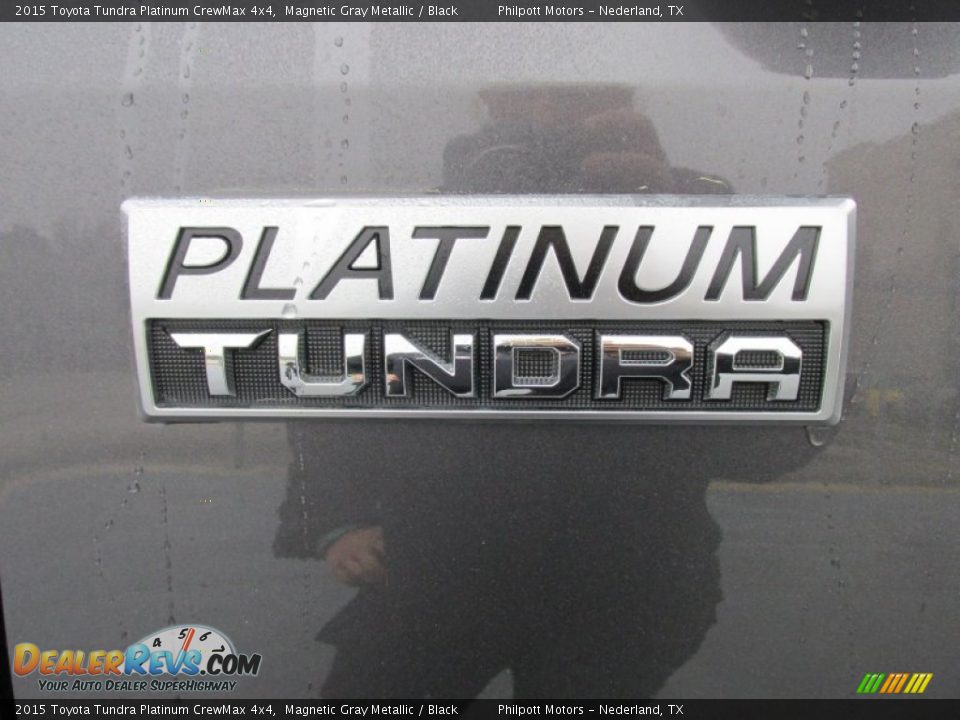 2015 Toyota Tundra Platinum CrewMax 4x4 Magnetic Gray Metallic / Black Photo #13