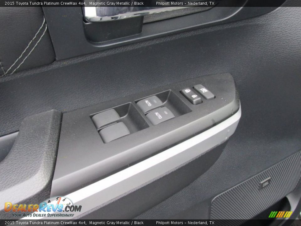 2015 Toyota Tundra Platinum CrewMax 4x4 Magnetic Gray Metallic / Black Photo #20