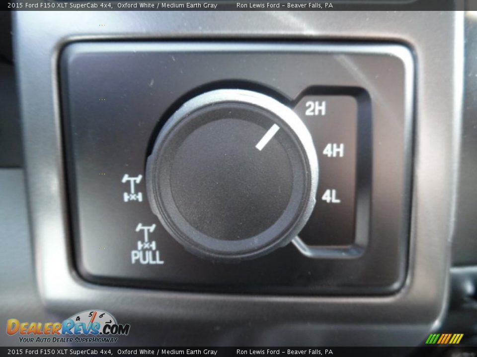 2015 Ford F150 XLT SuperCab 4x4 Oxford White / Medium Earth Gray Photo #19