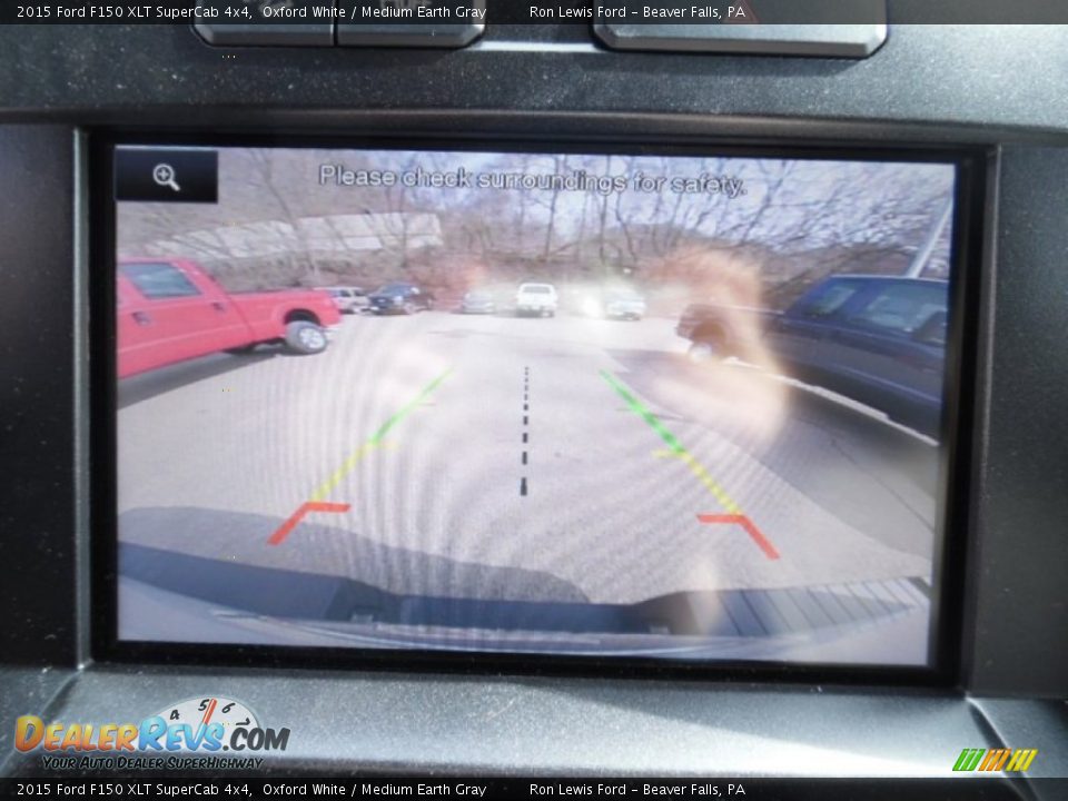 2015 Ford F150 XLT SuperCab 4x4 Oxford White / Medium Earth Gray Photo #20