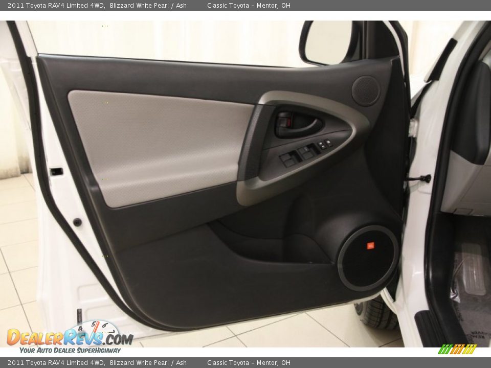 2011 Toyota RAV4 Limited 4WD Blizzard White Pearl / Ash Photo #4