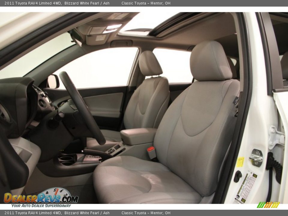 2011 Toyota RAV4 Limited 4WD Blizzard White Pearl / Ash Photo #5
