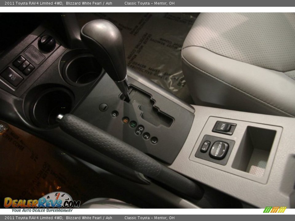 2011 Toyota RAV4 Limited 4WD Blizzard White Pearl / Ash Photo #11