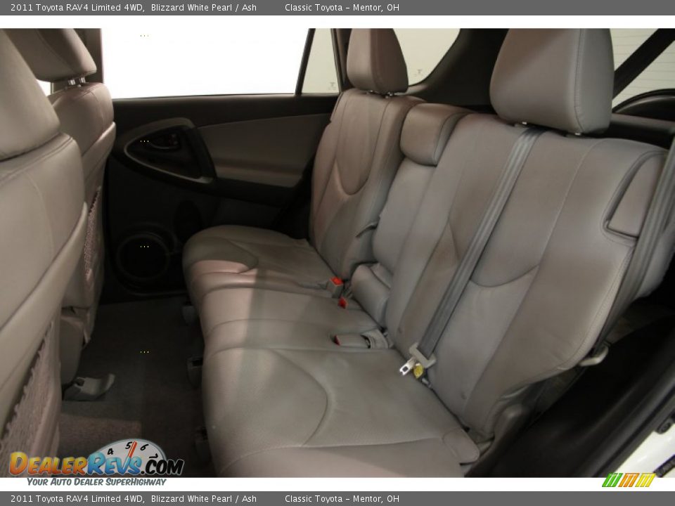 2011 Toyota RAV4 Limited 4WD Blizzard White Pearl / Ash Photo #15