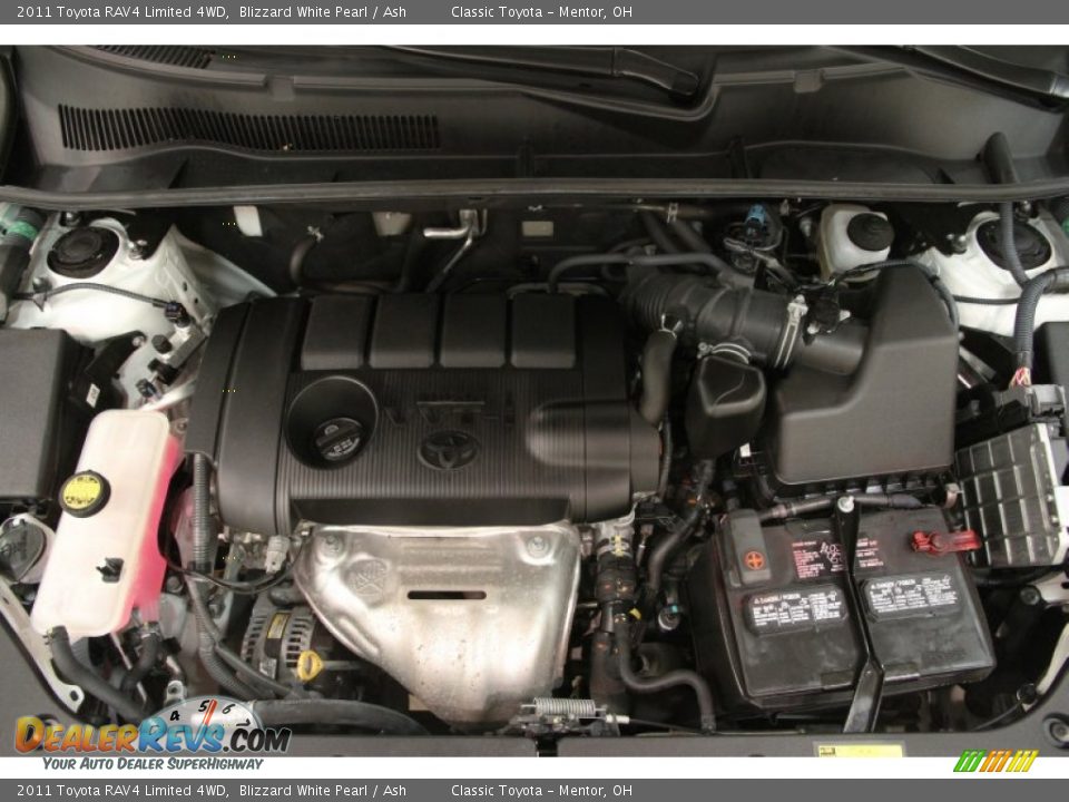 2011 Toyota RAV4 Limited 4WD Blizzard White Pearl / Ash Photo #17