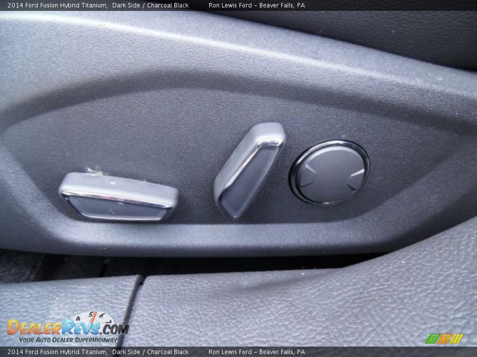 2014 Ford Fusion Hybrid Titanium Dark Side / Charcoal Black Photo #16