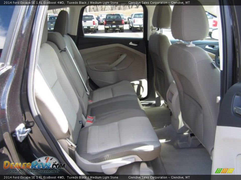 2014 Ford Escape SE 1.6L EcoBoost 4WD Tuxedo Black / Medium Light Stone Photo #8