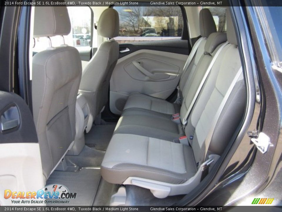 2014 Ford Escape SE 1.6L EcoBoost 4WD Tuxedo Black / Medium Light Stone Photo #10