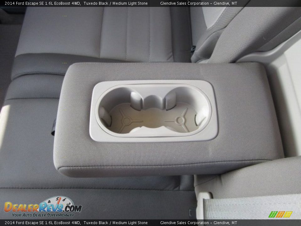 2014 Ford Escape SE 1.6L EcoBoost 4WD Tuxedo Black / Medium Light Stone Photo #12