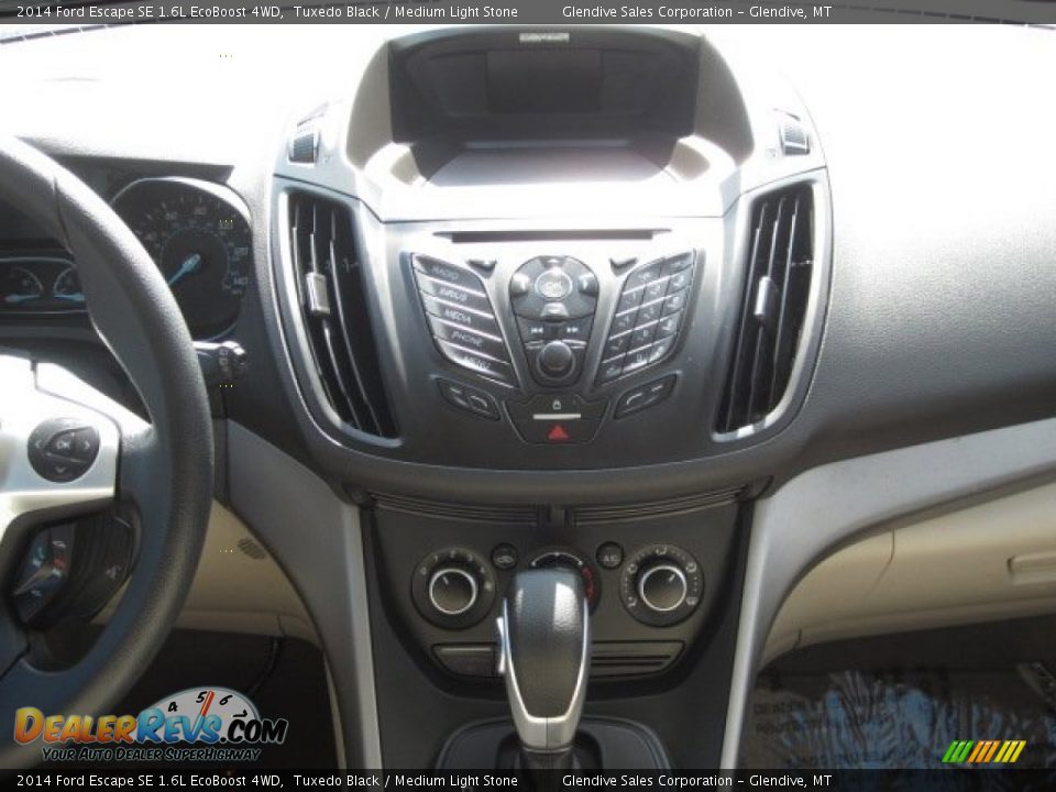 2014 Ford Escape SE 1.6L EcoBoost 4WD Tuxedo Black / Medium Light Stone Photo #17