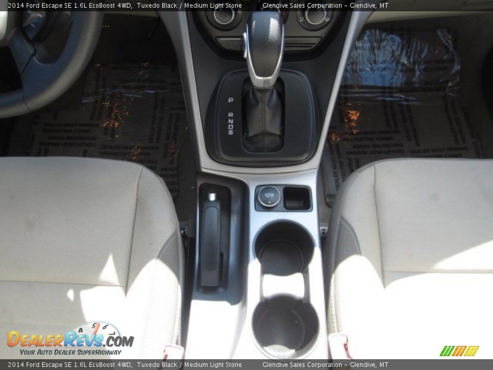 2014 Ford Escape SE 1.6L EcoBoost 4WD Tuxedo Black / Medium Light Stone Photo #18
