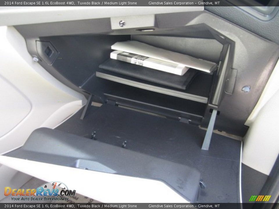 2014 Ford Escape SE 1.6L EcoBoost 4WD Tuxedo Black / Medium Light Stone Photo #19