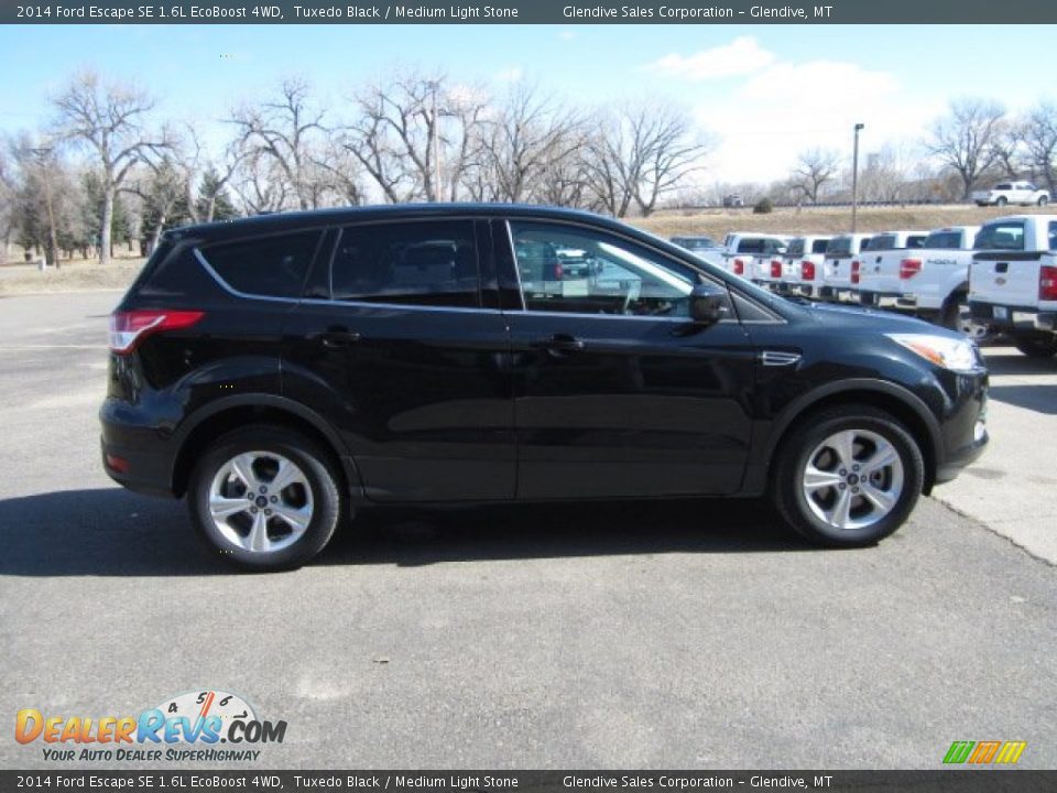 2014 Ford Escape SE 1.6L EcoBoost 4WD Tuxedo Black / Medium Light Stone Photo #21