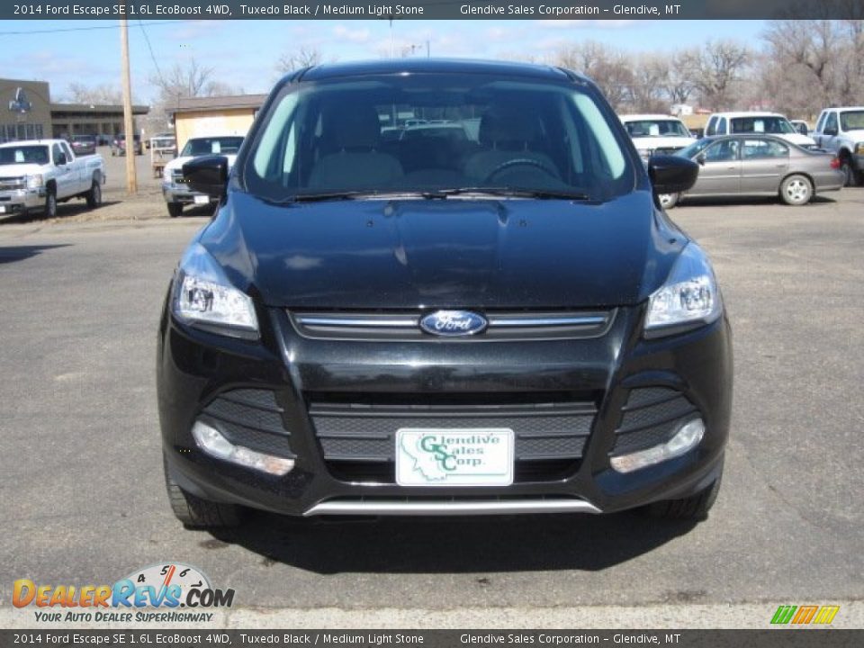 2014 Ford Escape SE 1.6L EcoBoost 4WD Tuxedo Black / Medium Light Stone Photo #22