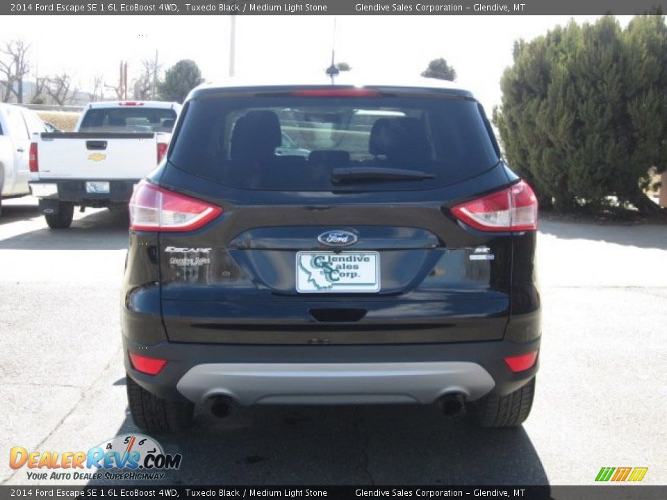 2014 Ford Escape SE 1.6L EcoBoost 4WD Tuxedo Black / Medium Light Stone Photo #23