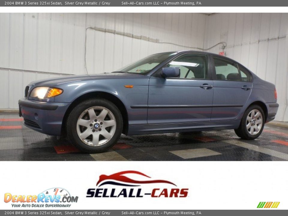 2004 BMW 3 Series 325xi Sedan Silver Grey Metallic / Grey Photo #1