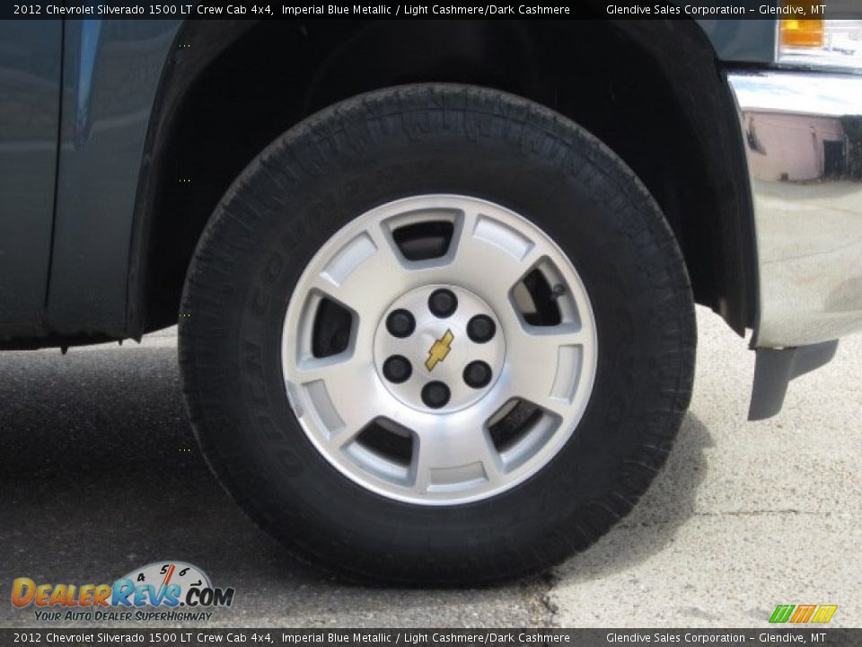 2012 Chevrolet Silverado 1500 LT Crew Cab 4x4 Imperial Blue Metallic / Light Cashmere/Dark Cashmere Photo #22