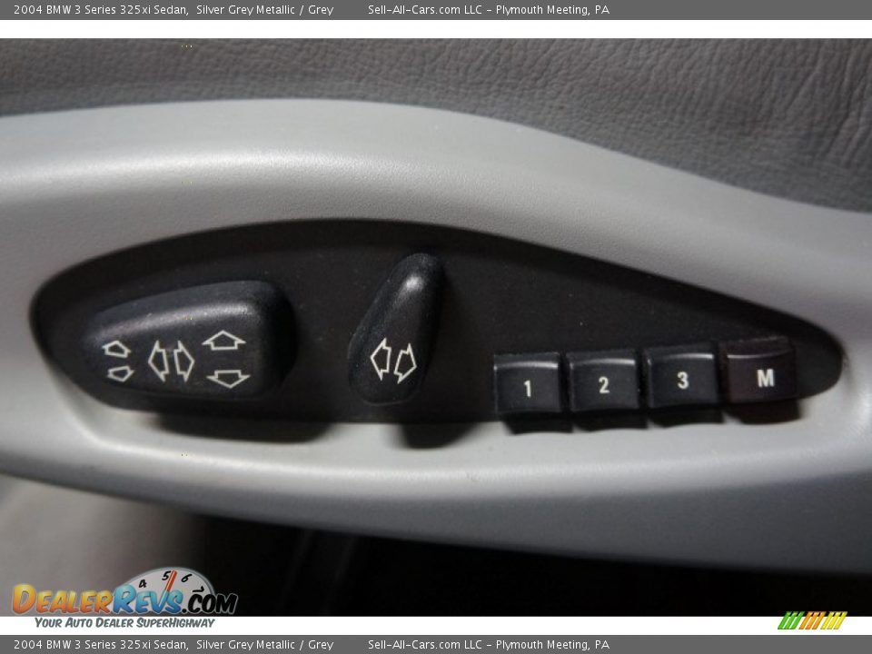 2004 BMW 3 Series 325xi Sedan Silver Grey Metallic / Grey Photo #19
