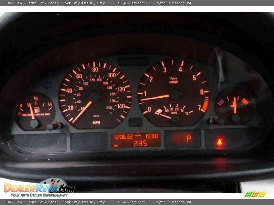 2004 BMW 3 Series 325xi Sedan Silver Grey Metallic / Grey Photo #26