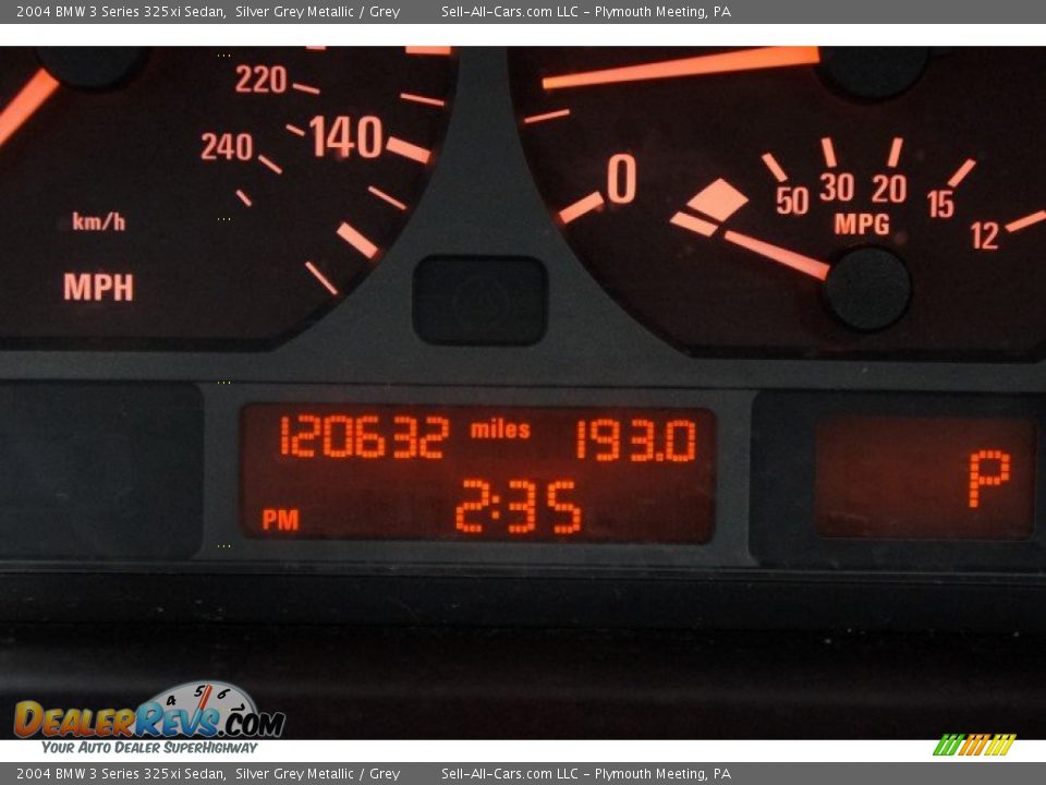 2004 BMW 3 Series 325xi Sedan Silver Grey Metallic / Grey Photo #27