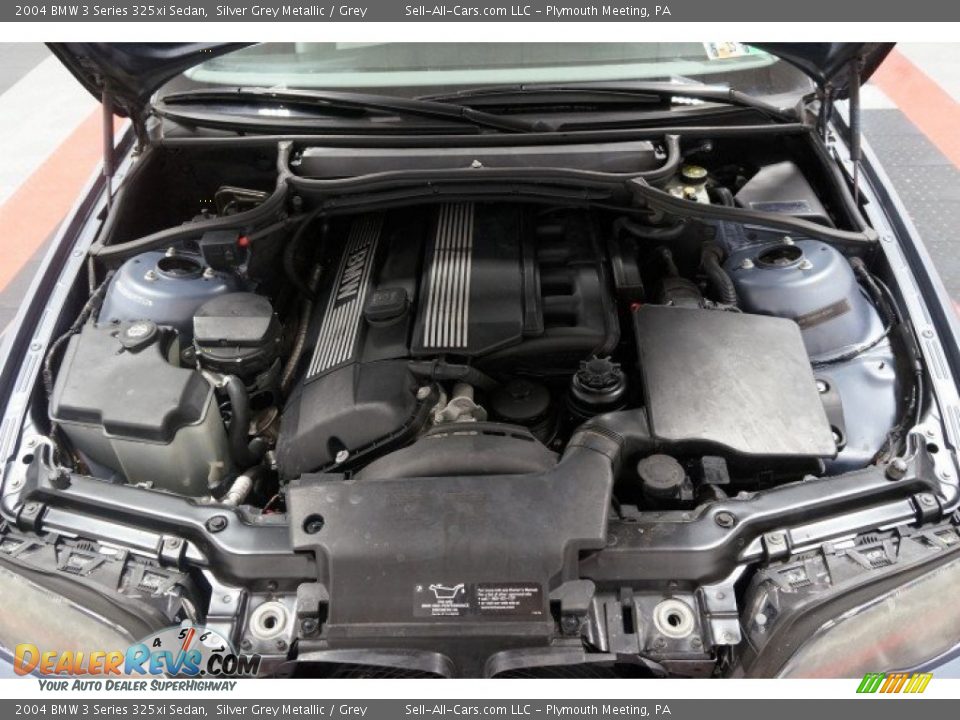 2004 BMW 3 Series 325xi Sedan Silver Grey Metallic / Grey Photo #31