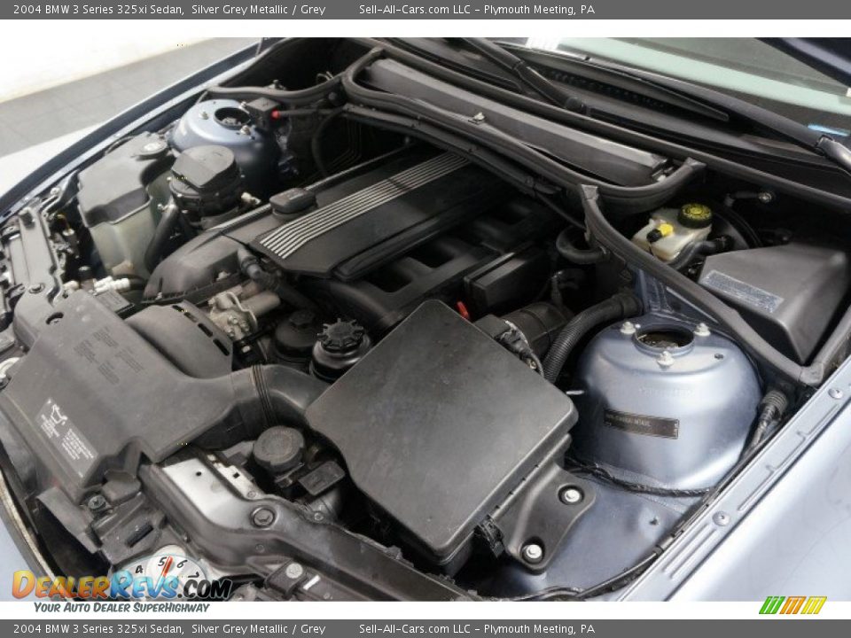 2004 BMW 3 Series 325xi Sedan Silver Grey Metallic / Grey Photo #34