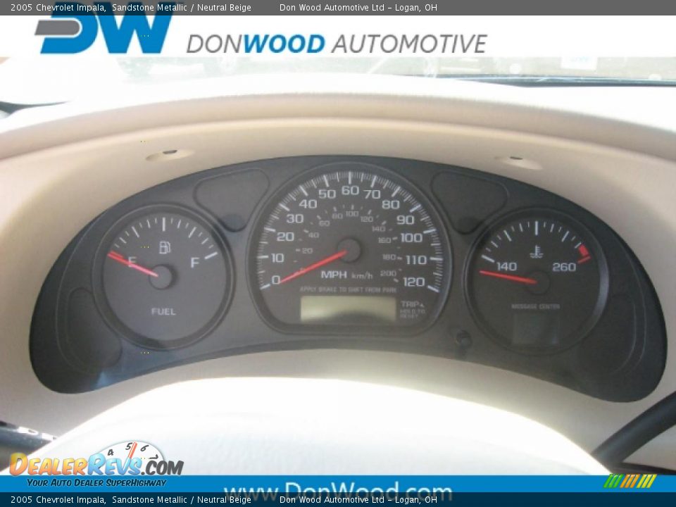2005 Chevrolet Impala Sandstone Metallic / Neutral Beige Photo #11