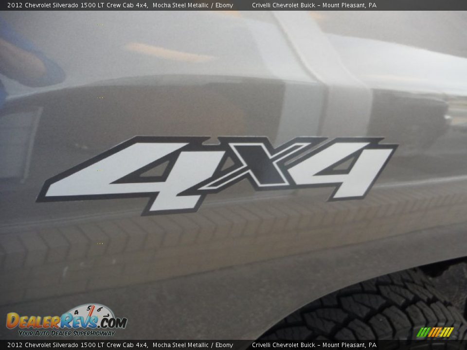2012 Chevrolet Silverado 1500 LT Crew Cab 4x4 Mocha Steel Metallic / Ebony Photo #7