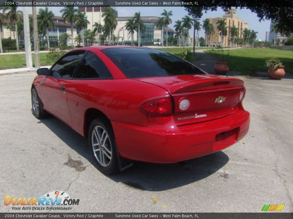 2004 Chevrolet Cavalier Coupe Victory Red / Graphite Photo #3