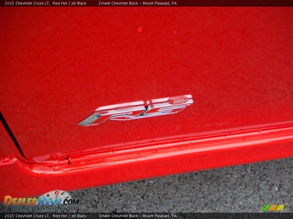2015 Chevrolet Cruze LT Red Hot / Jet Black Photo #4