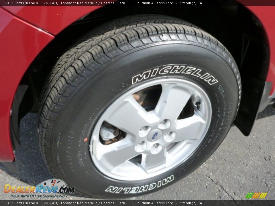 2012 Ford Escape XLT V6 4WD Toreador Red Metallic / Charcoal Black Photo #7