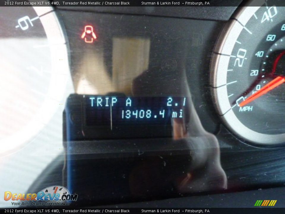 2012 Ford Escape XLT V6 4WD Toreador Red Metallic / Charcoal Black Photo #15